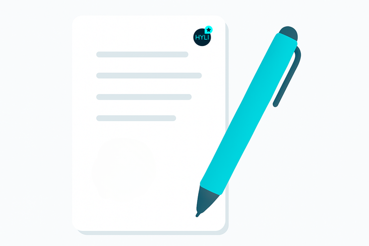 HYLI Dokumente handschriftlich signieren